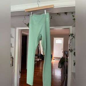 Sage coloured GymShark leggings, small, worn once but simply too small.